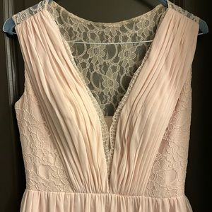 Jj’s house blushing pink bridesmaid dress. Size 8, excellent condition.